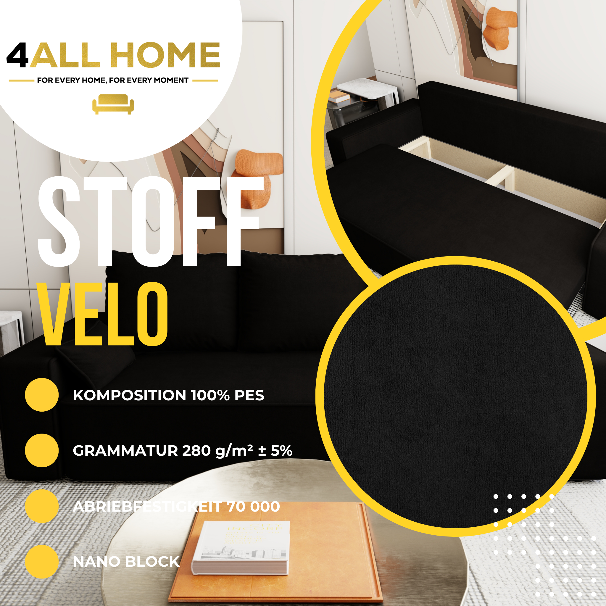 Sofa mit Schlaffunktion Veno Velo