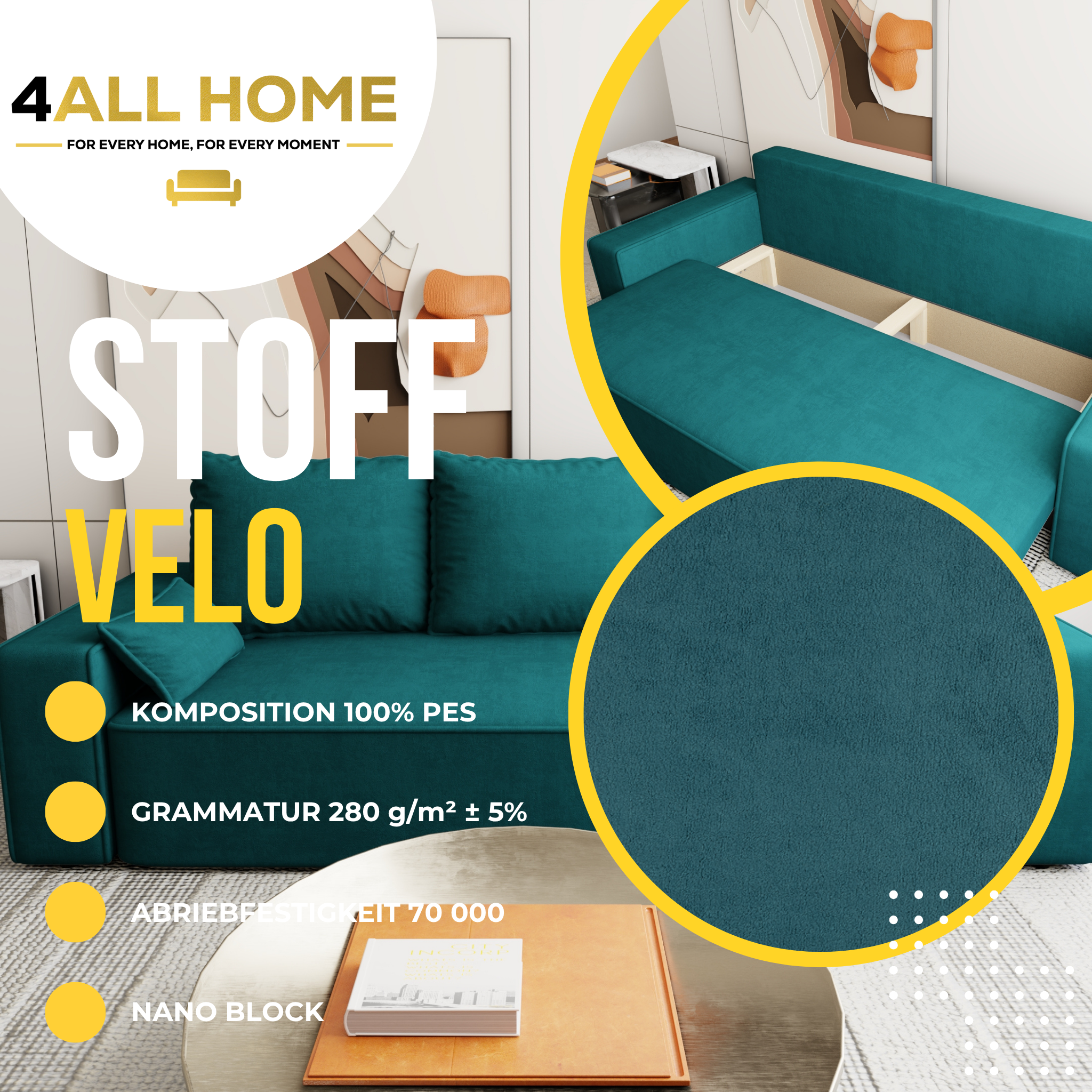 Sofa mit Schlaffunktion Veno Velo