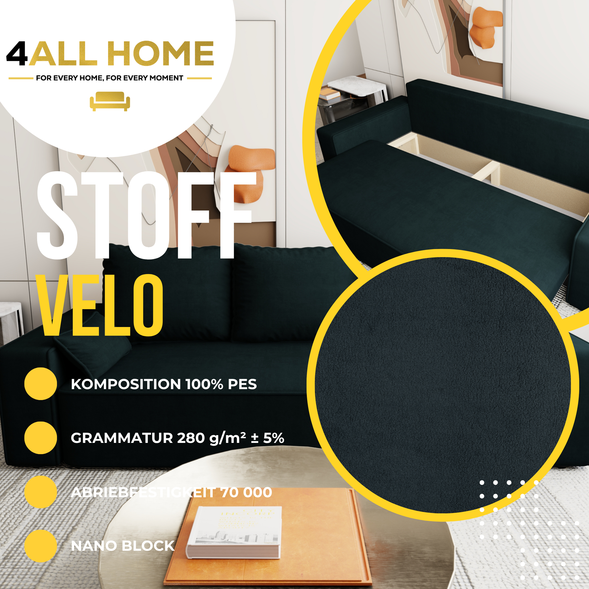 Sofa mit Schlaffunktion Veno Velo