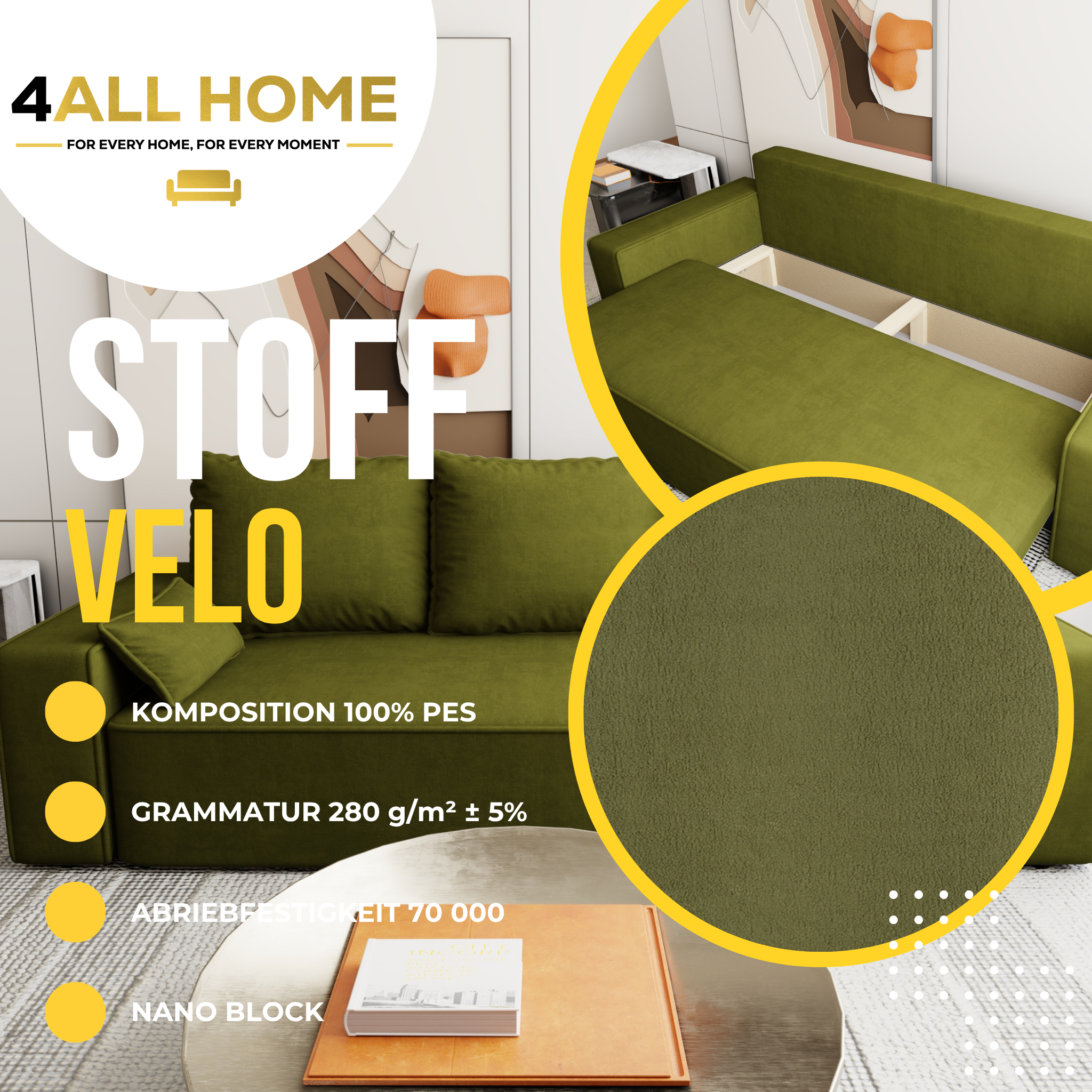 Sofa mit Schlaffunktion Veno Velo