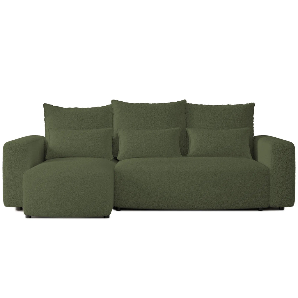 Ecksofa mit Schlaffunktion Travis Boucle