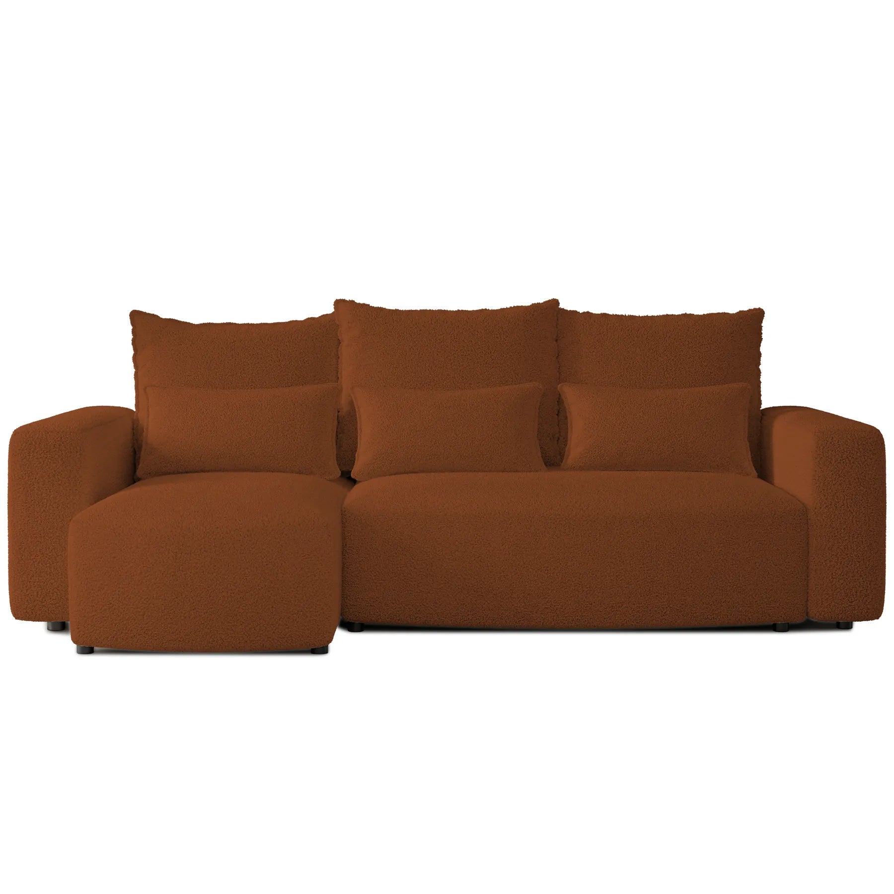 Ecksofa mit Schlaffunktion Travis Boucle