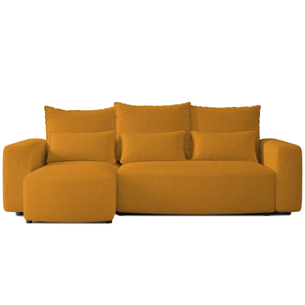 Ecksofa mit Schlaffunktion Travis Boucle