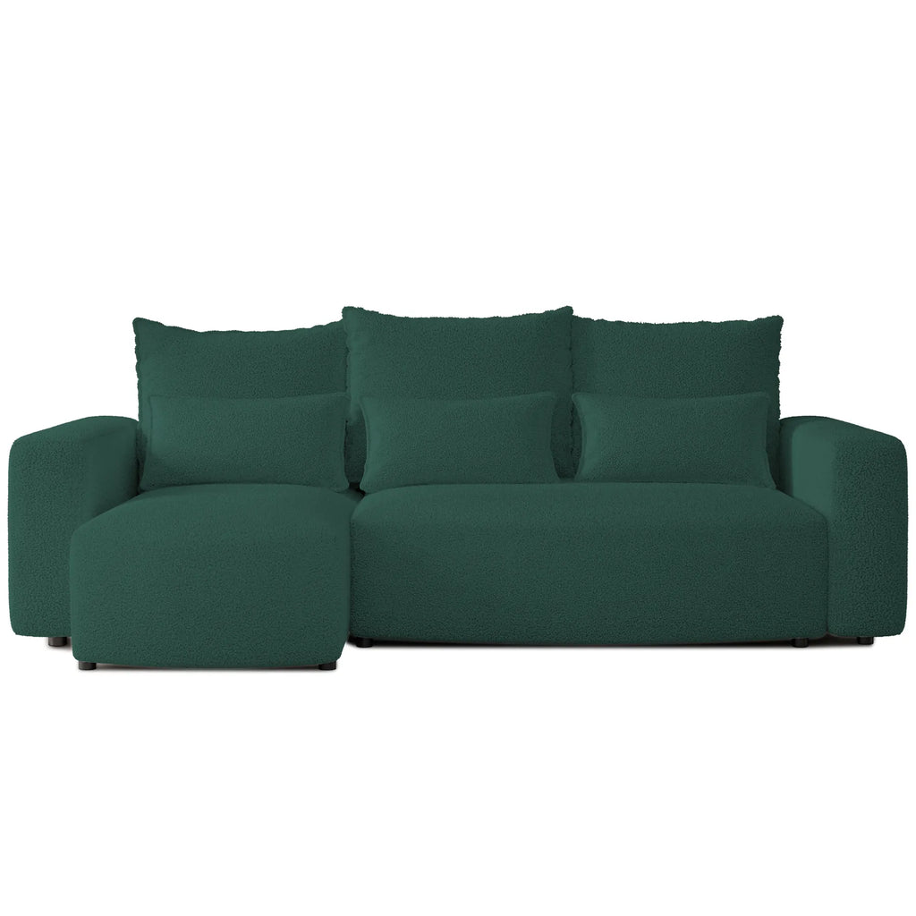 Ecksofa mit Schlaffunktion Travis Boucle