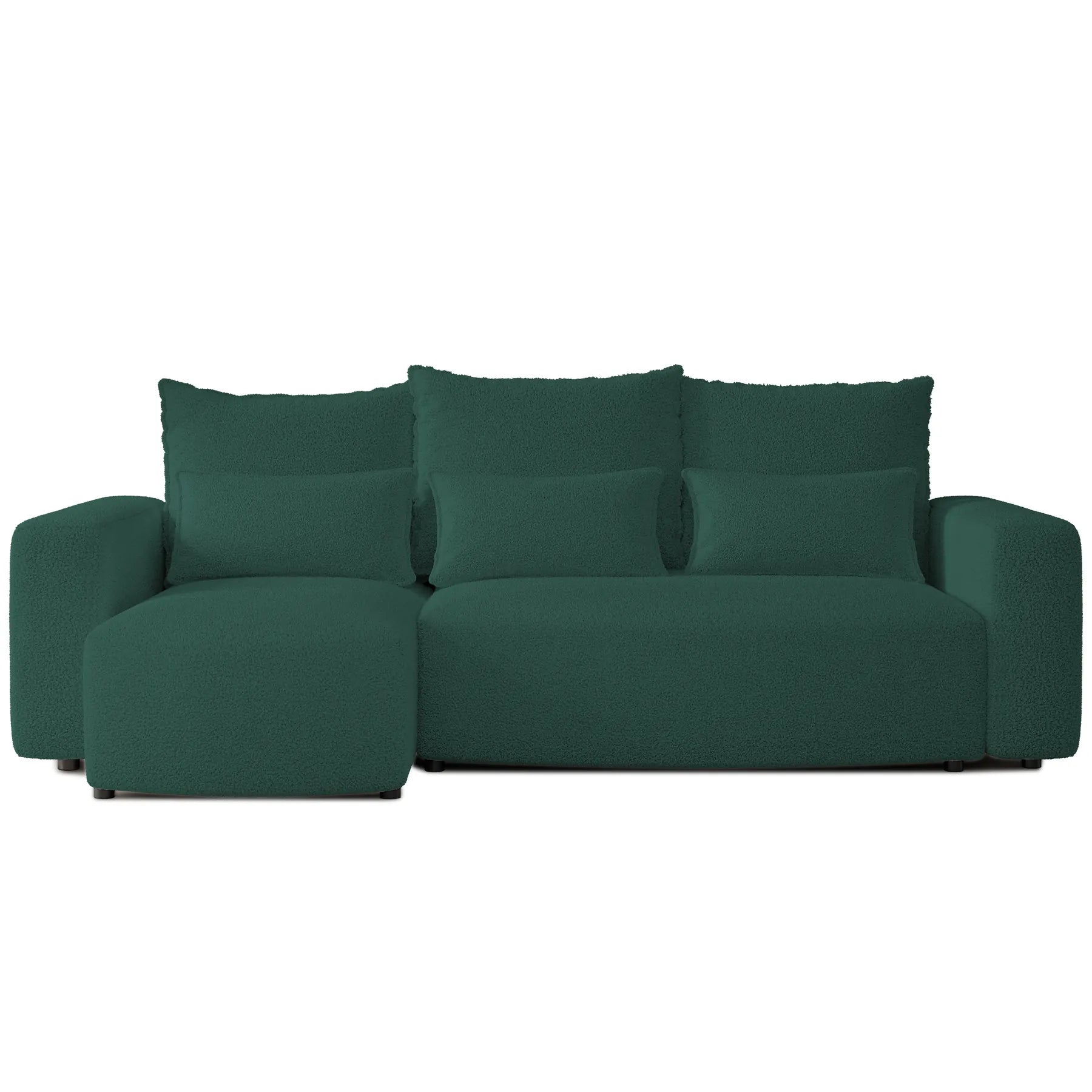 Ecksofa mit Schlaffunktion Travis Boucle