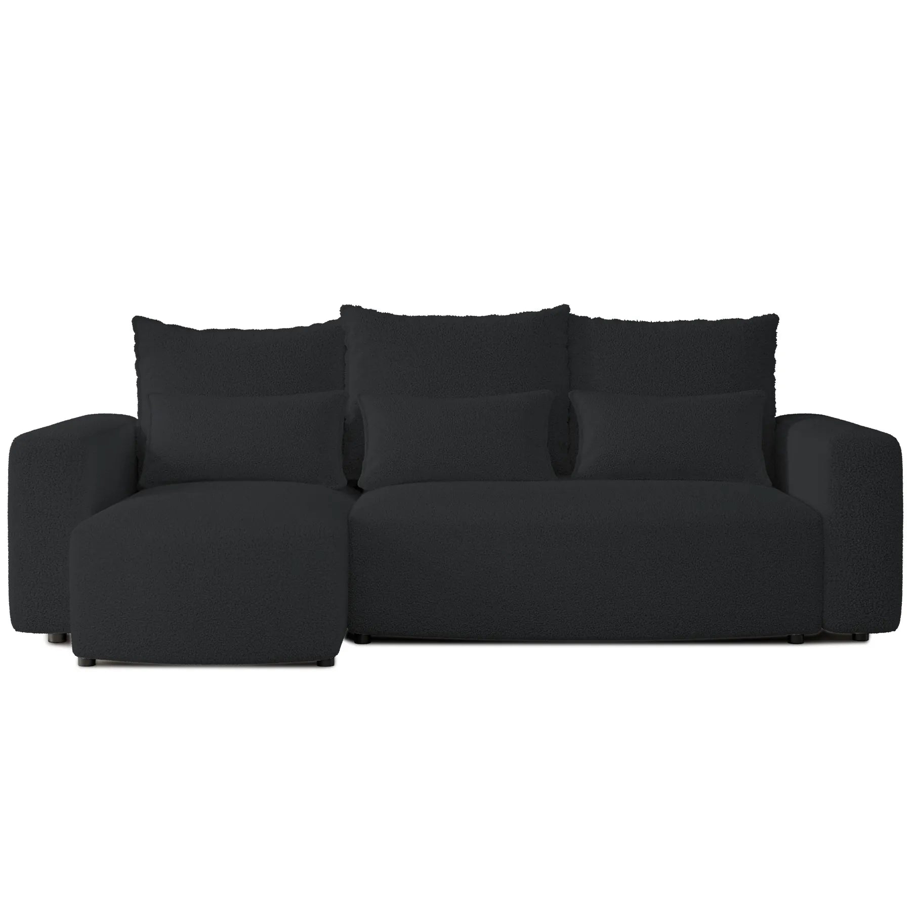 Ecksofa mit Schlaffunktion Travis Boucle
