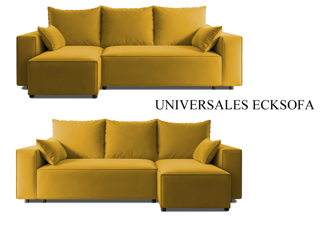 Ecksofa mit Schlaffunktion Tobi Velour