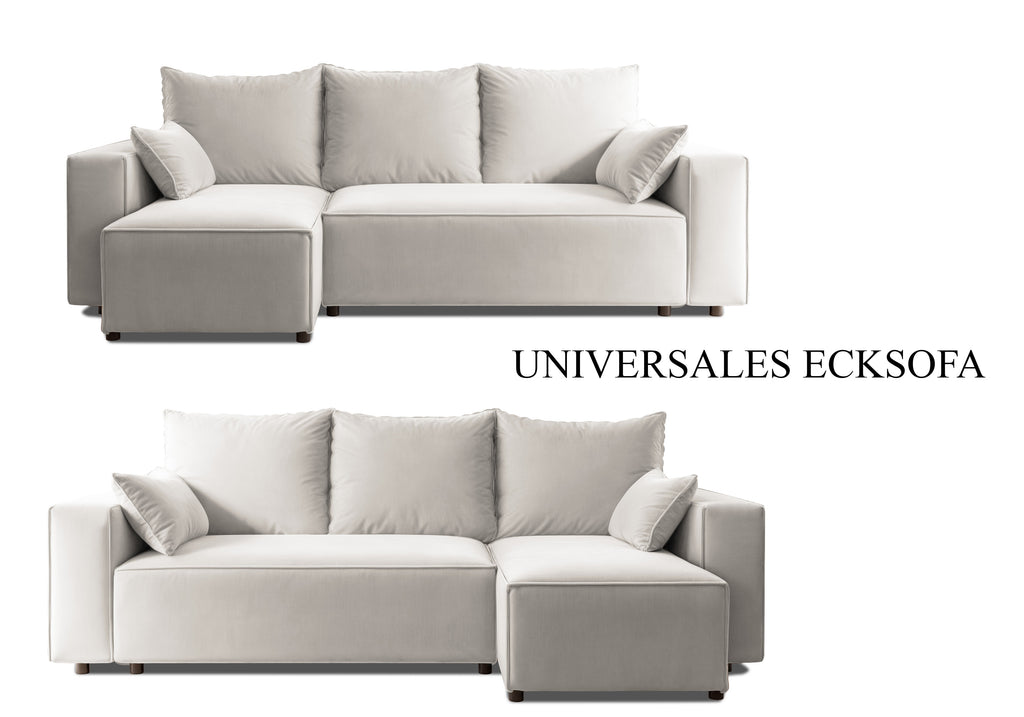 Ecksofa mit Schlaffunktion Tobi Velour