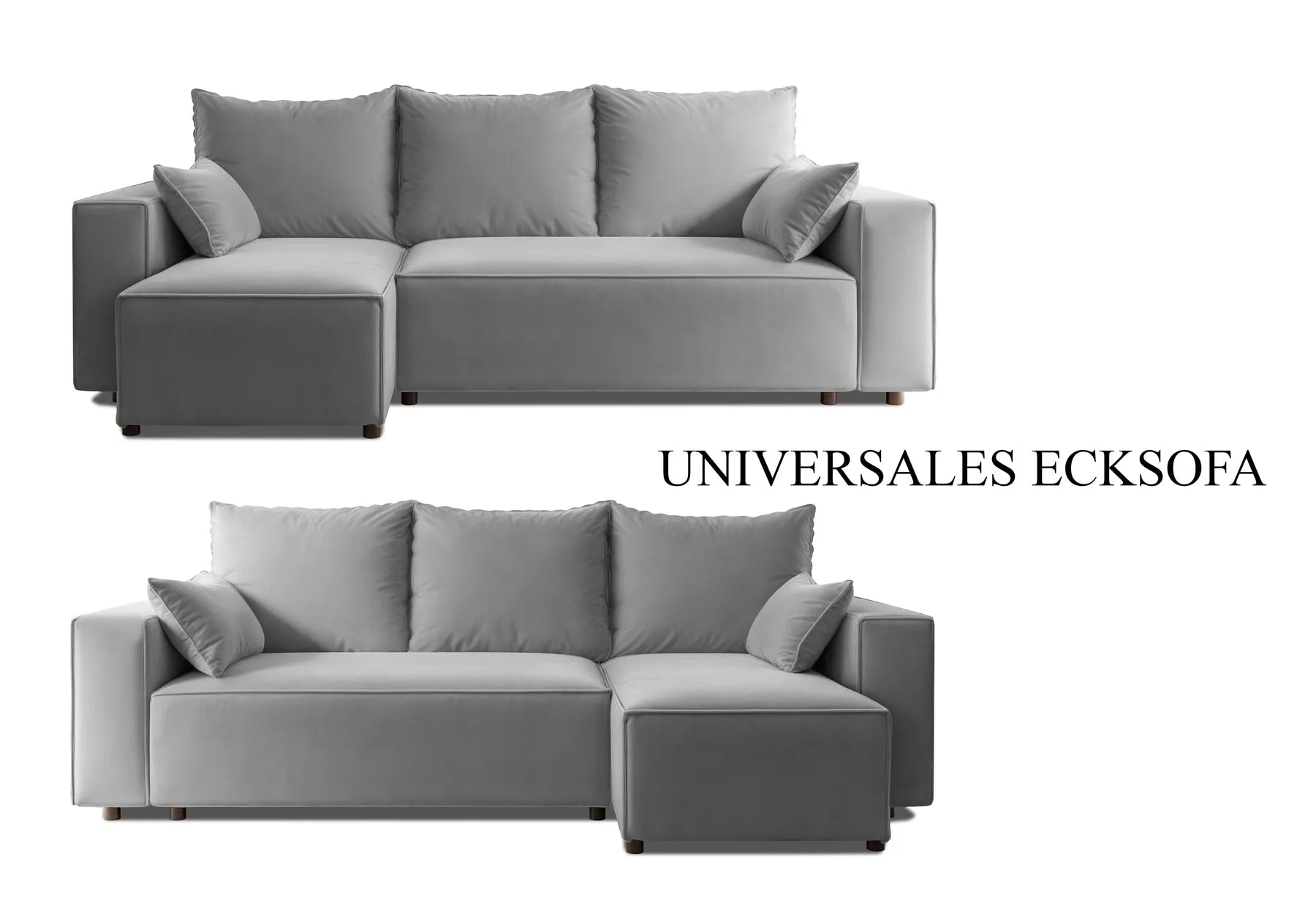Ecksofa mit Schlaffunktion Tobi Velour