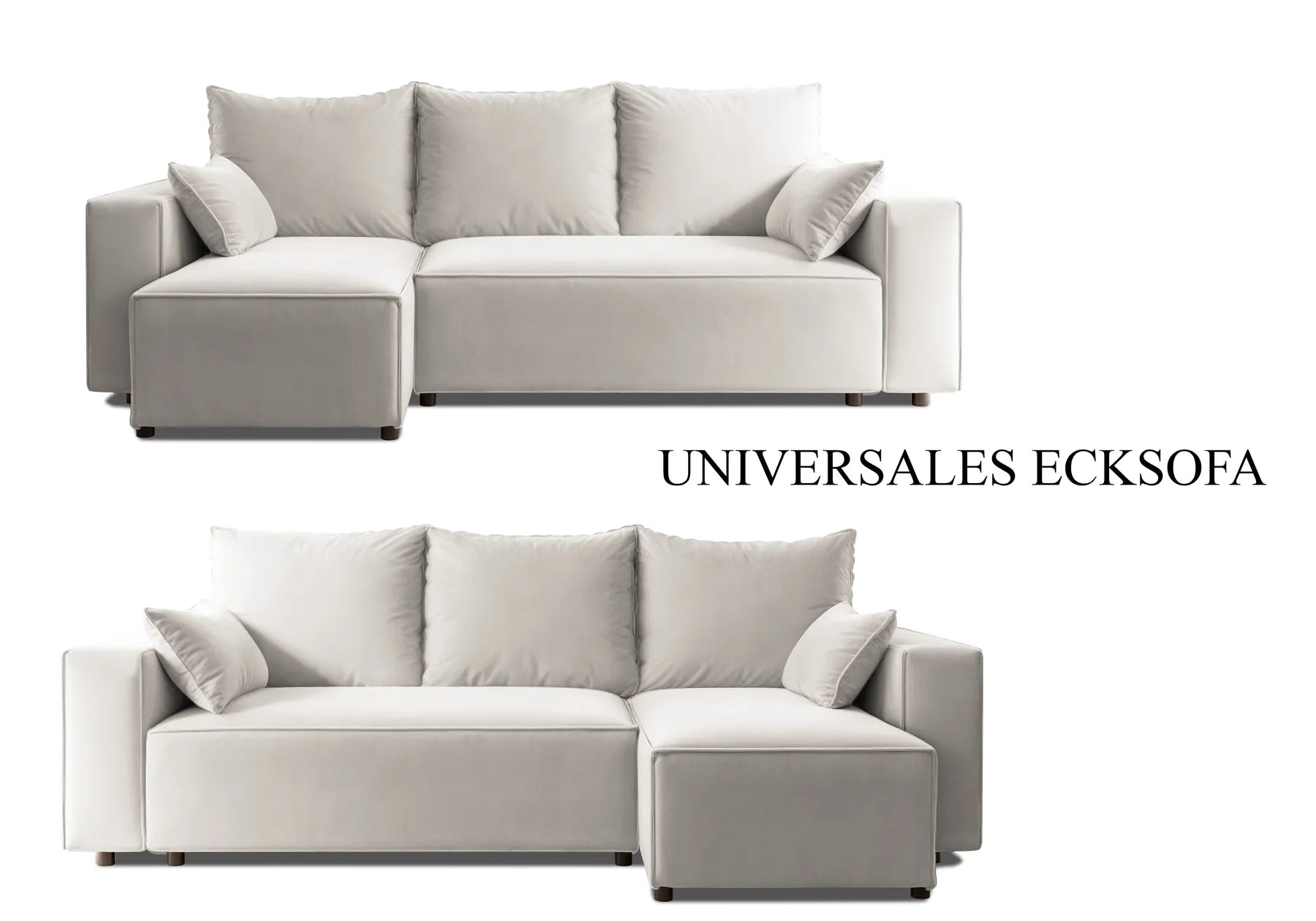 Ecksofa mit Schlaffunktion Tobi Velour