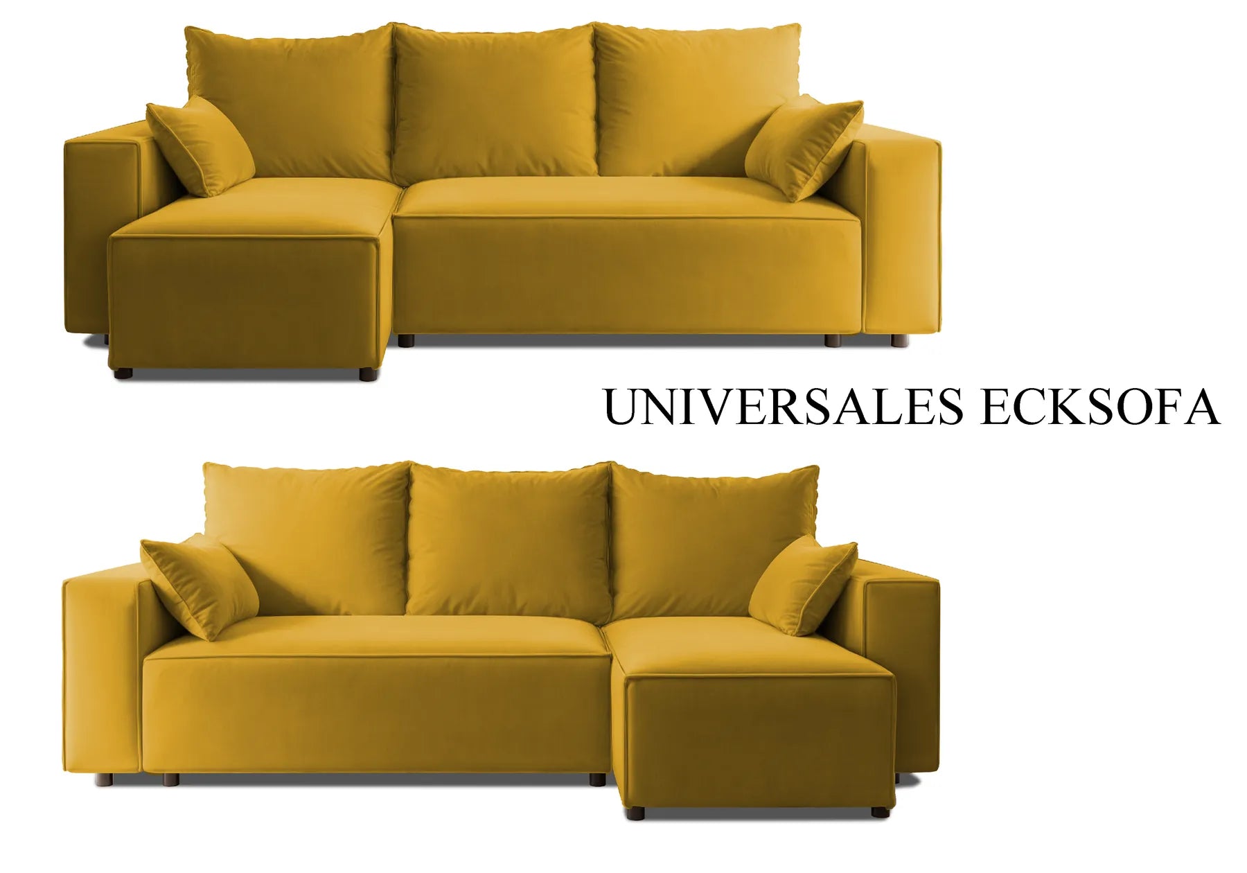 Ecksofa mit Schlaffunktion Tobi Velour