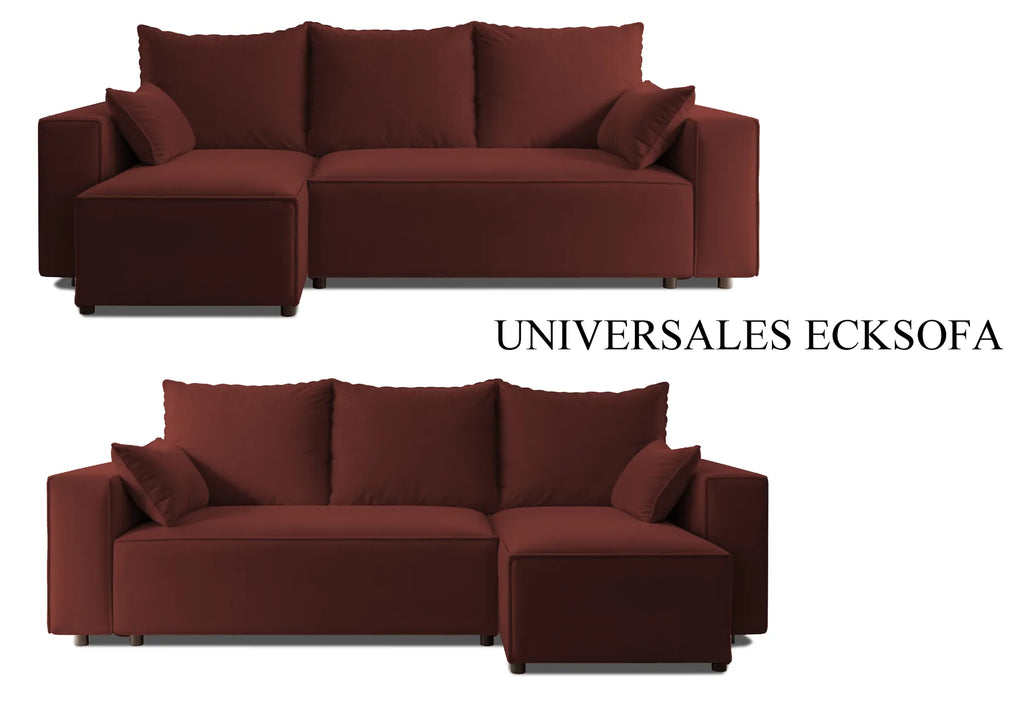 Ecksofa mit Schlaffunktion Tobi Velour