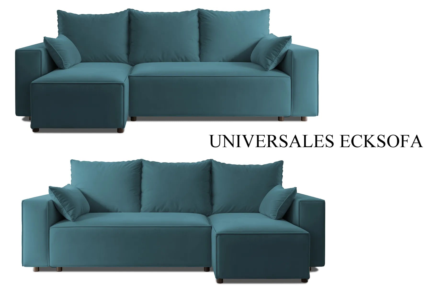 Ecksofa mit Schlaffunktion Tobi Velour