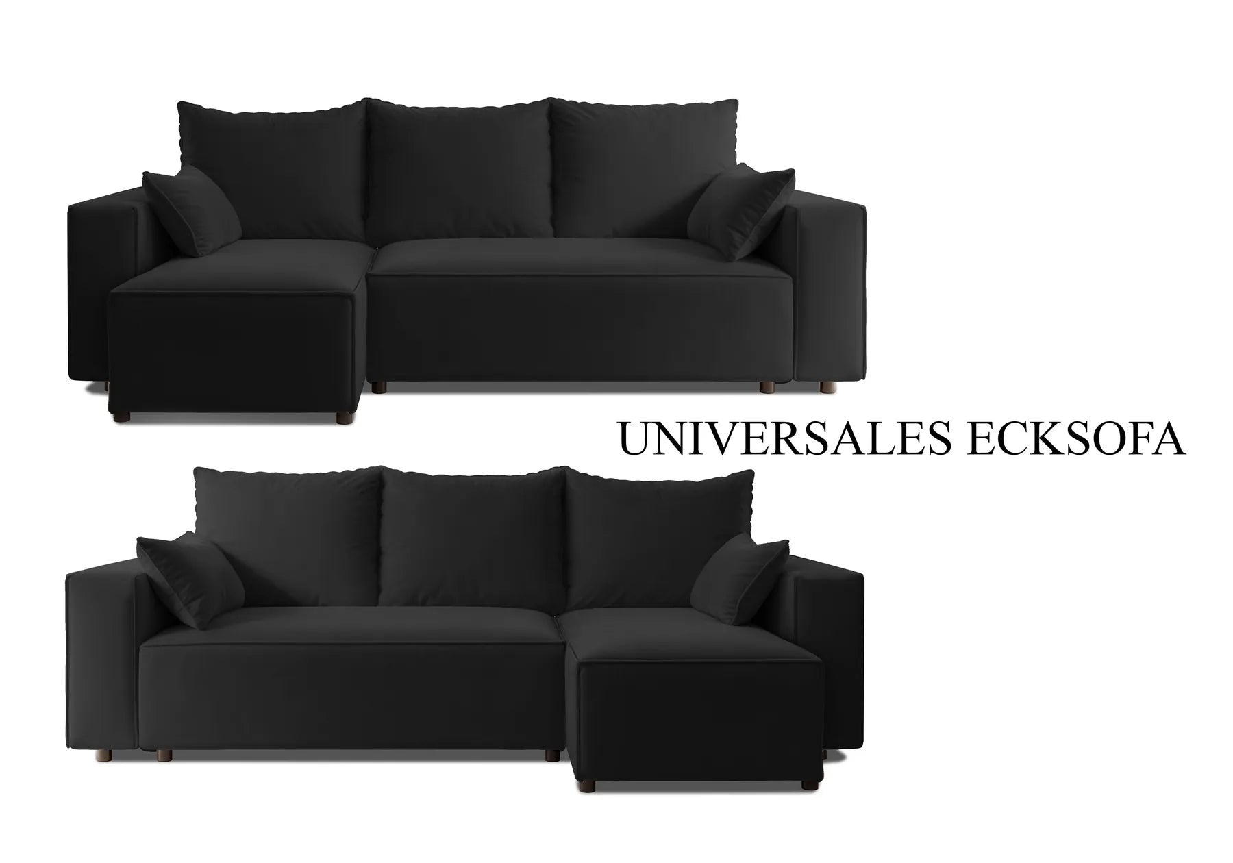 Ecksofa mit Schlaffunktion Tobi Velour